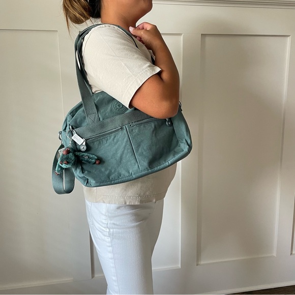 Kipling Klara Light Aloe Tonel Color Shoulder Crossbody Handbag - Picture 15 of 15